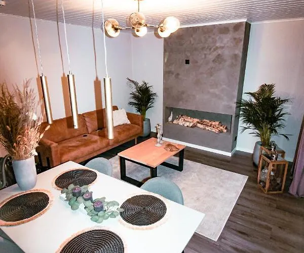 度假居 Stylish House In The Heart Of Lapland In